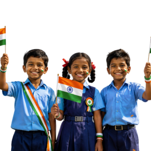 3 School Kids Tiranga